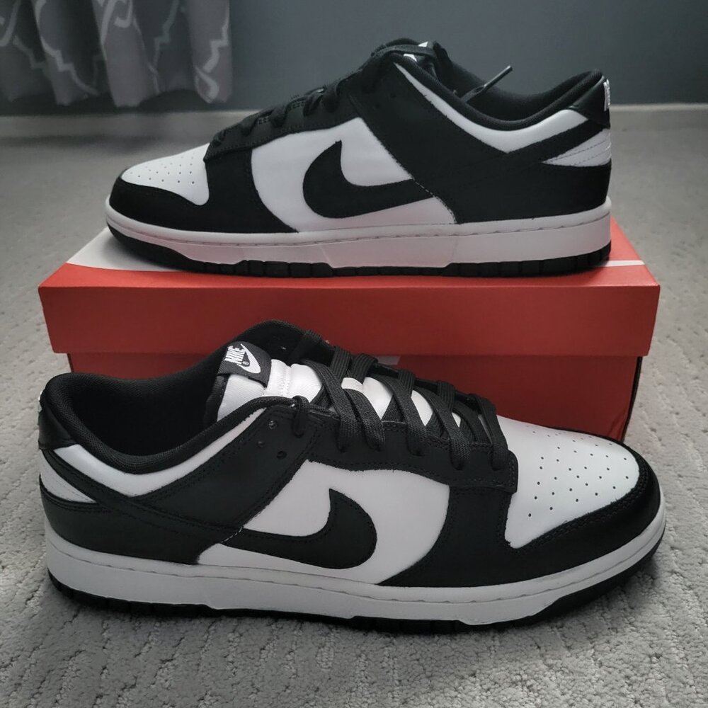 SIZE 12 - Nike Dunk Low Retro White Black Panda - DD1391-100 - AUTHENTIC NEW!